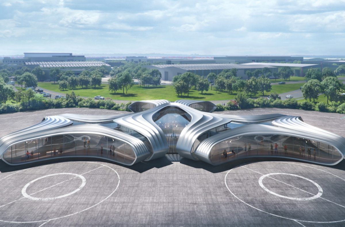 Skyportz vertiport design for Melbourne, Australia
